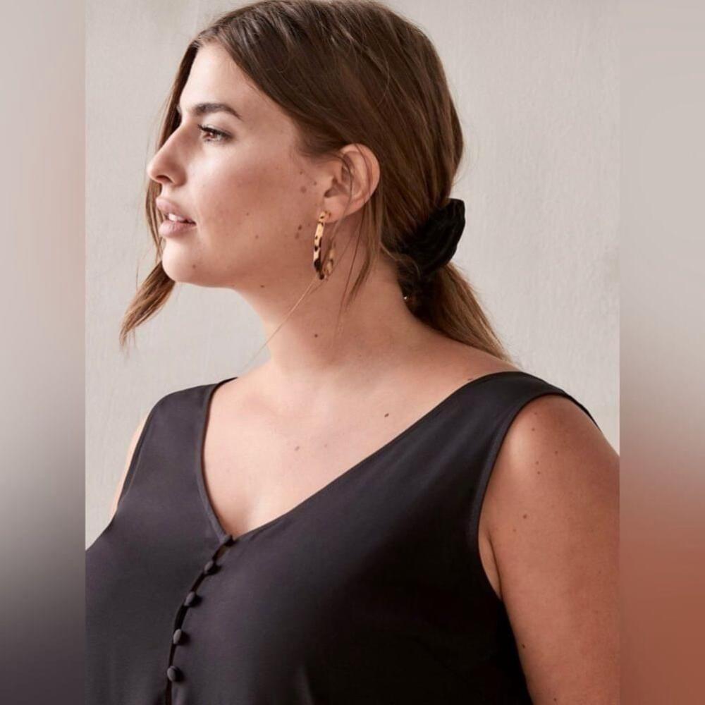 Addition Elle - Button-Front Cami - image 5